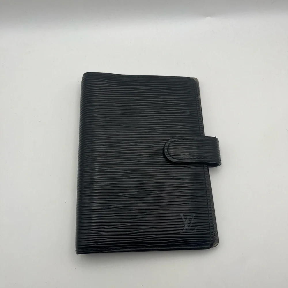 Louis Vuitton Black Epi Planner/Agenda w/ COA - Picture 2 of 7